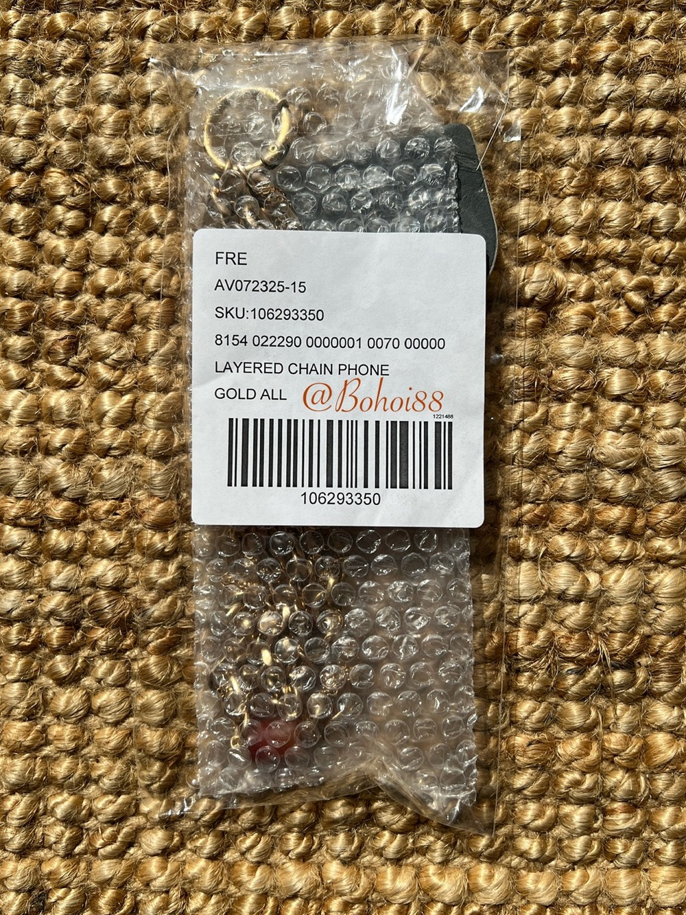 NEW Free People Layered Chain Phone Wristlet - Picture 4 of 10